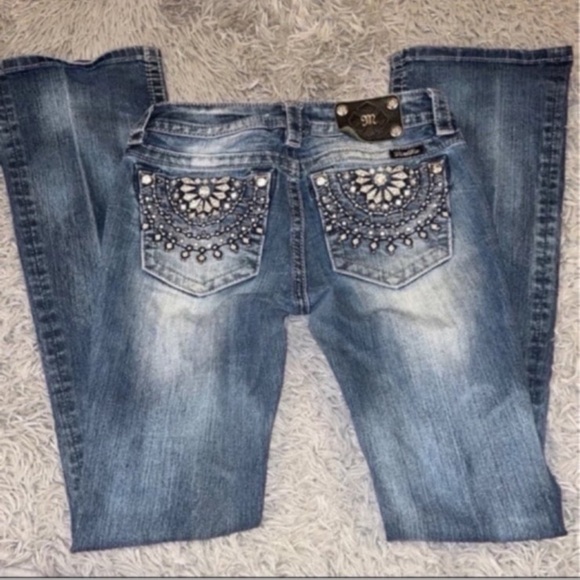 Miss Me Jeans Signature Rise Boot Cut Size 27 - Picture 6 of 11